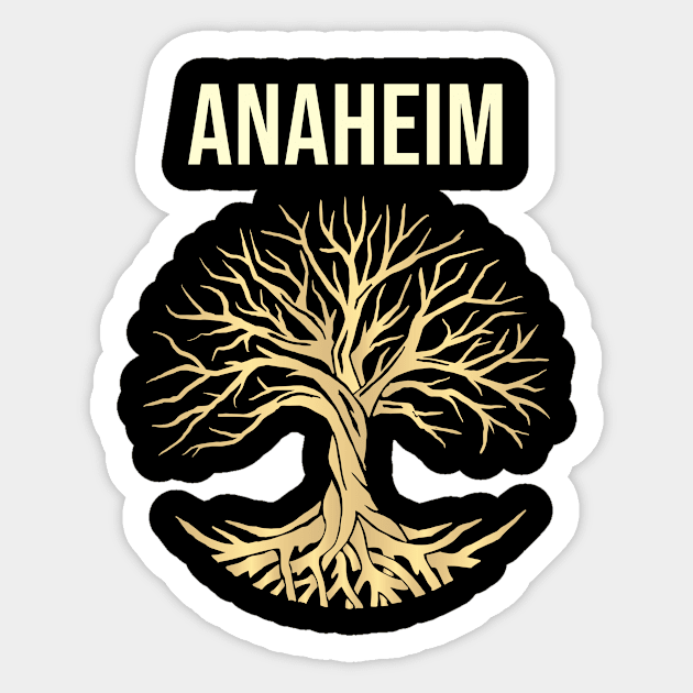 Tree Of Life City Anaheim Sticker by flaskoverhand